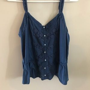 Aeropostale Navy Blue Tank Top